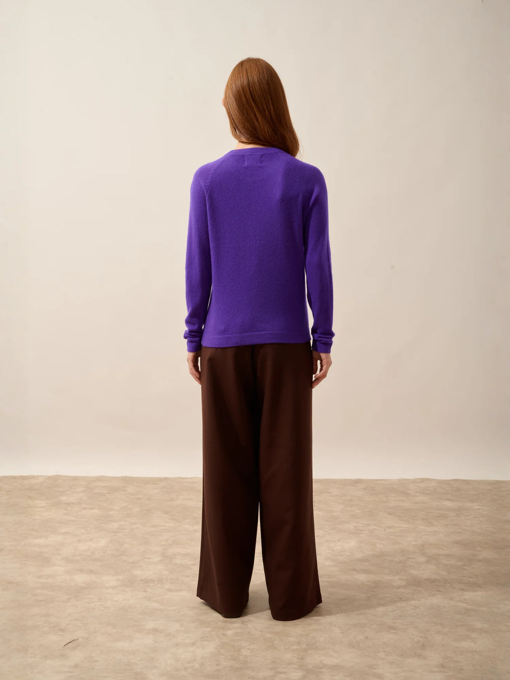 JANE pull col rond gentiane