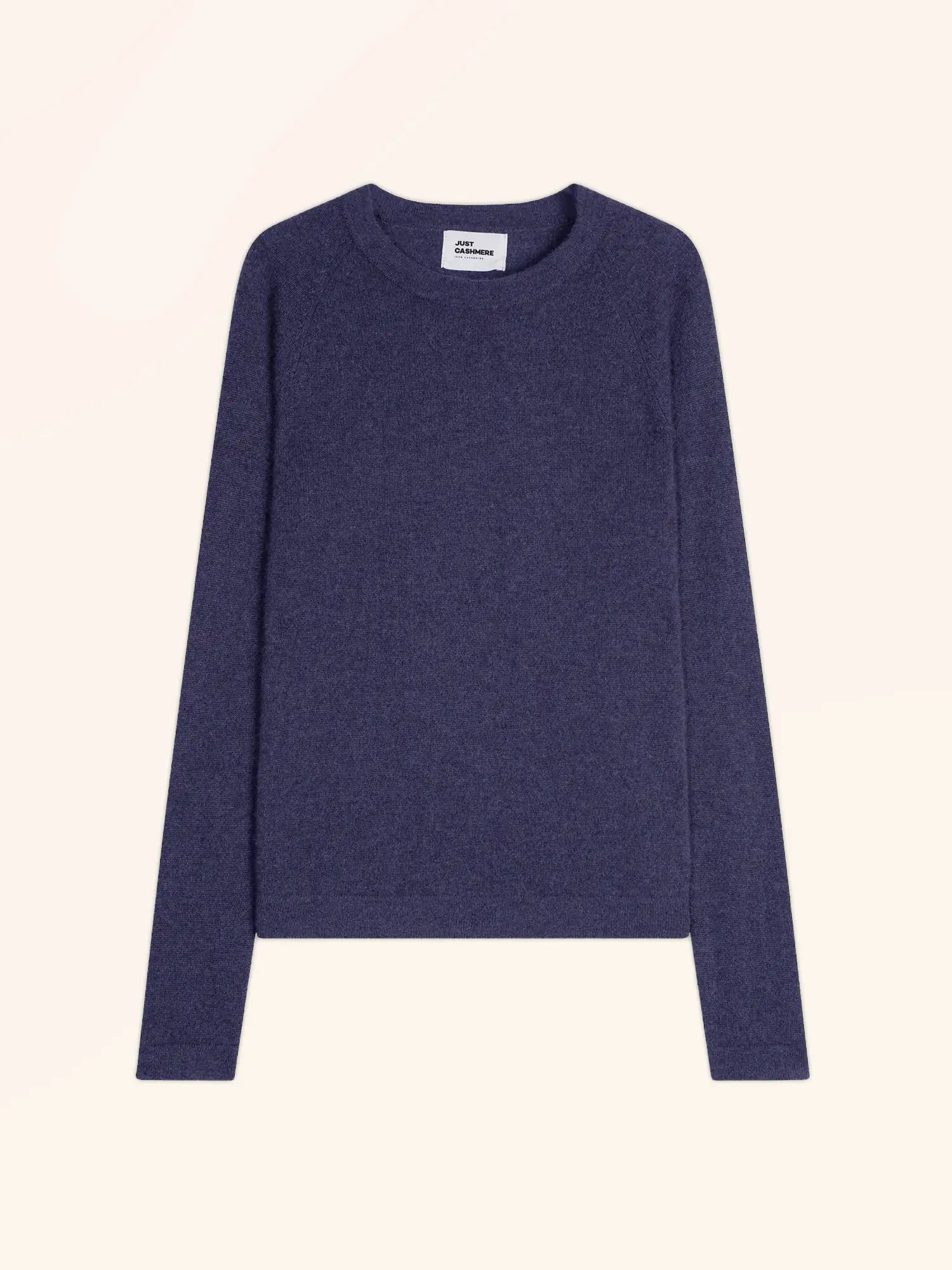 JANE pullover rundhalsausschnitt violett grau meliert