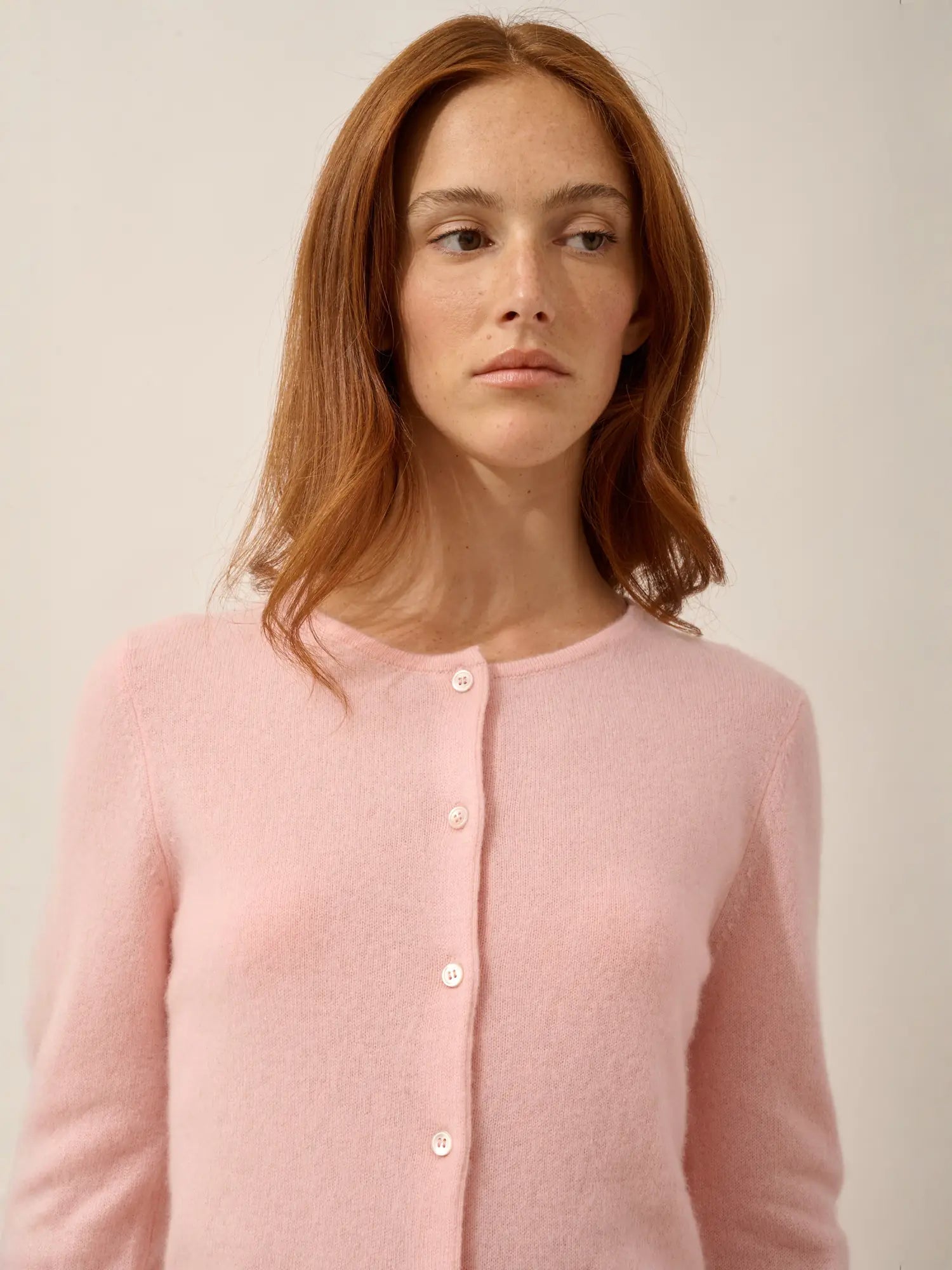 KATHARINE strickjacke rundhalsausschnitt ballerine