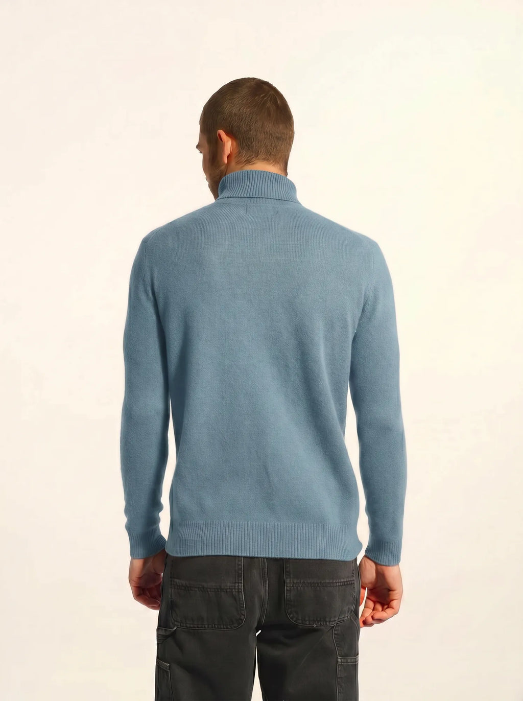SACHA Pullover Rollkragen 4-fädig Hellpetrol