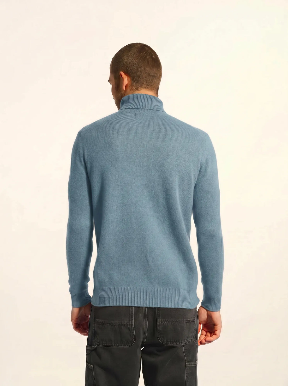 SACHA Pullover Rollkragen 4-fädig Hellpetrol