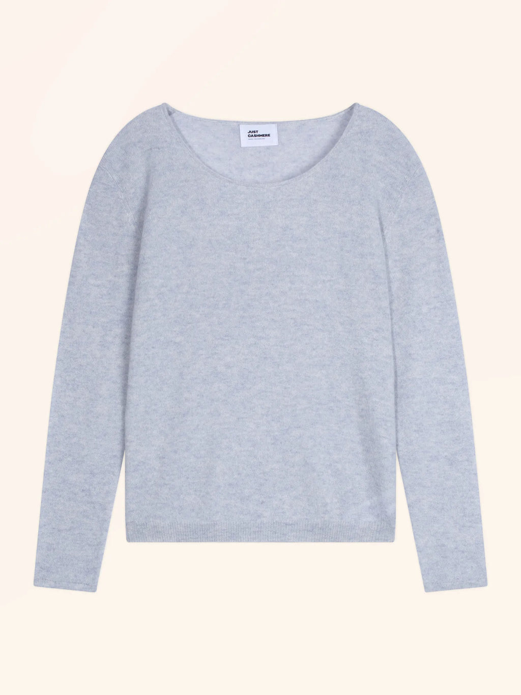 FIONA pullover rundhalsausschnitt blau dragée meliert