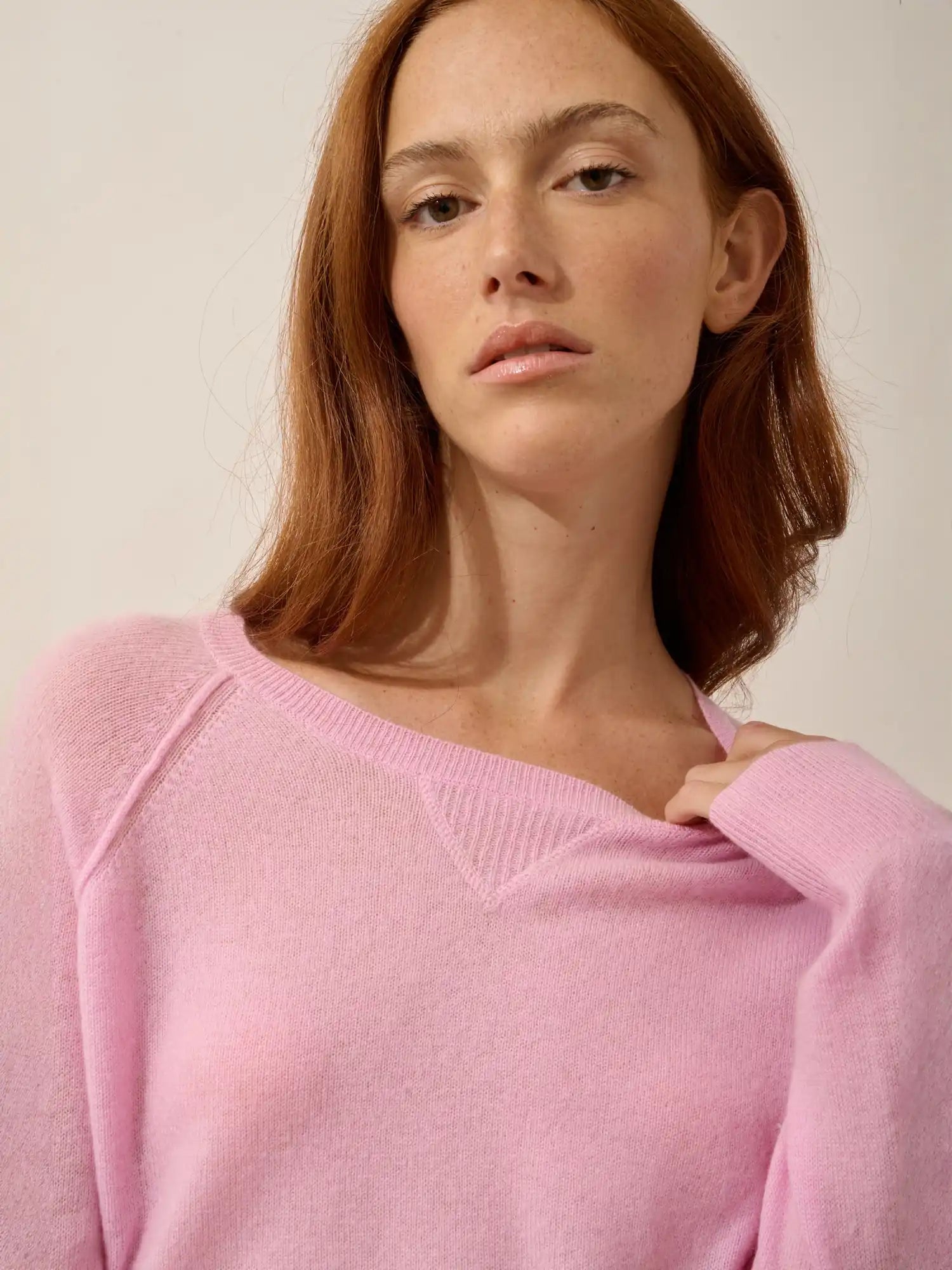 HELEN pullover rundhalsausschnitt quartz rosa