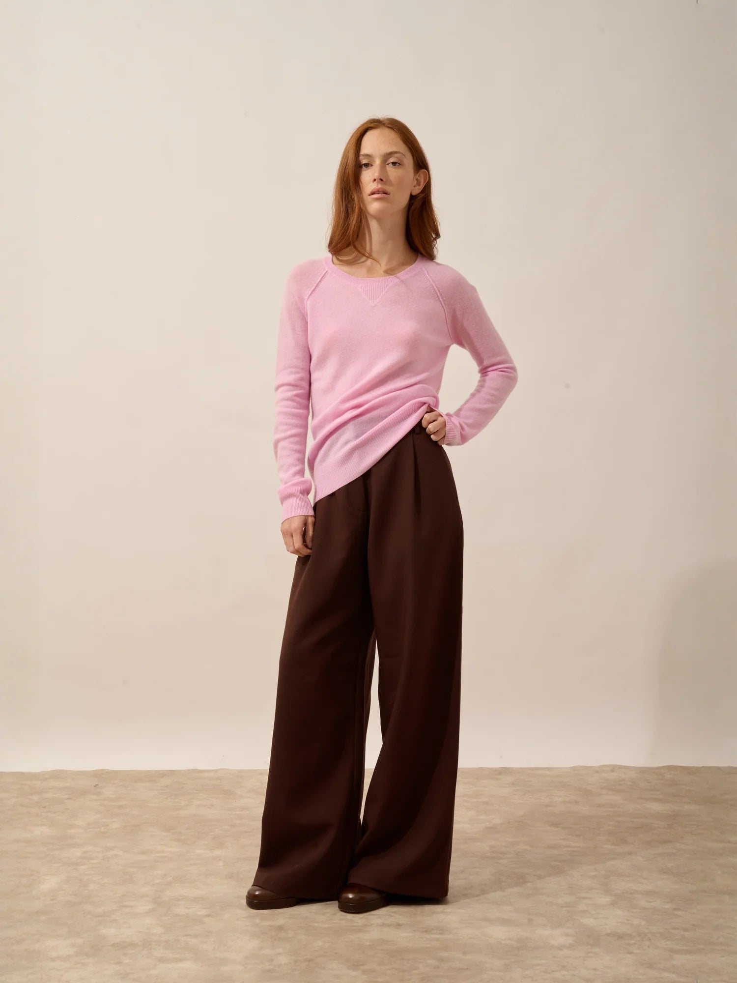 HELEN pullover rundhalsausschnitt quartz rosa