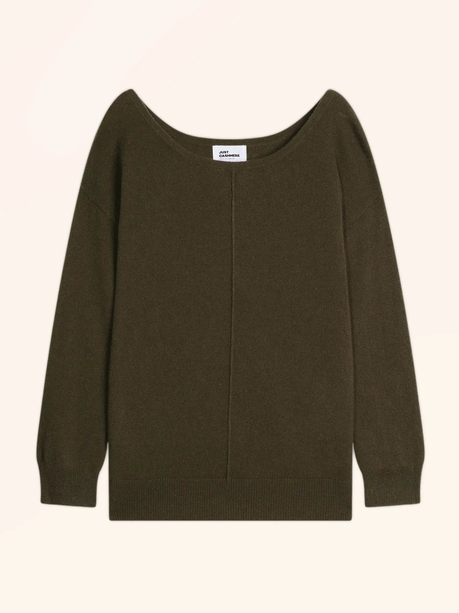 KAREN pullover u-boot-ausschnitt châtain