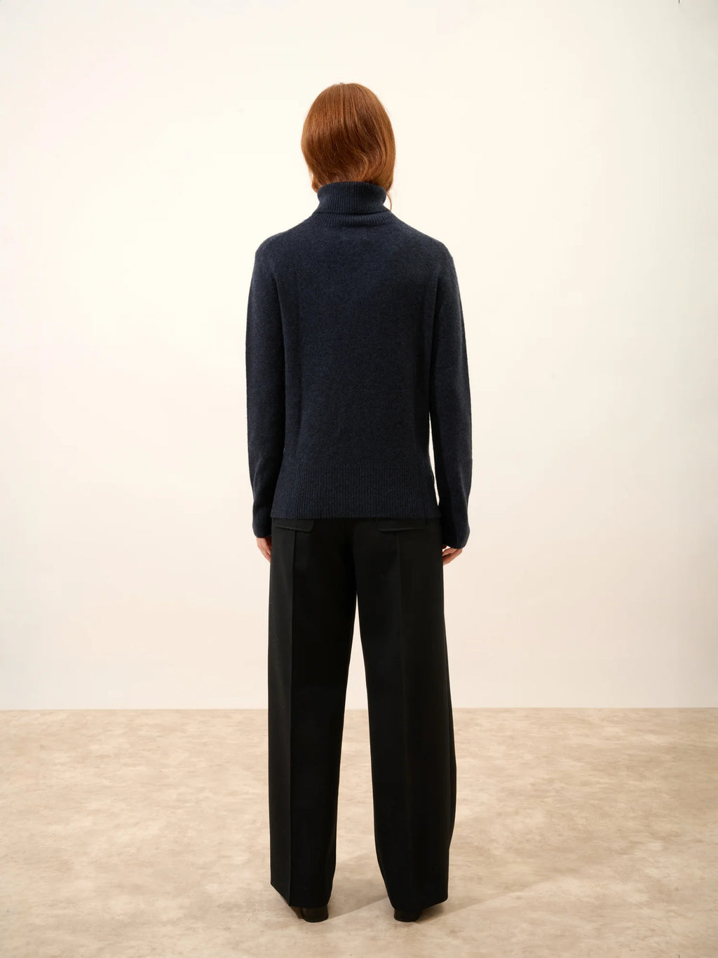 LEXIE pullover rollkragen caviar