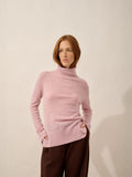 LEXIE pullover rollkragen guimauve meliert