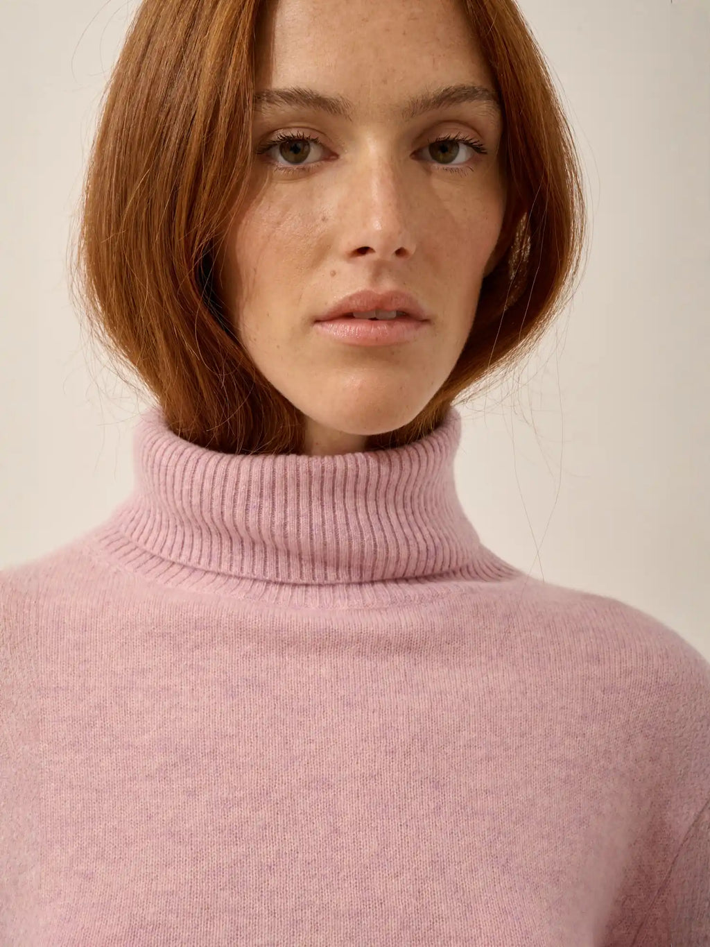 LEXIE pullover rollkragen guimauve meliert