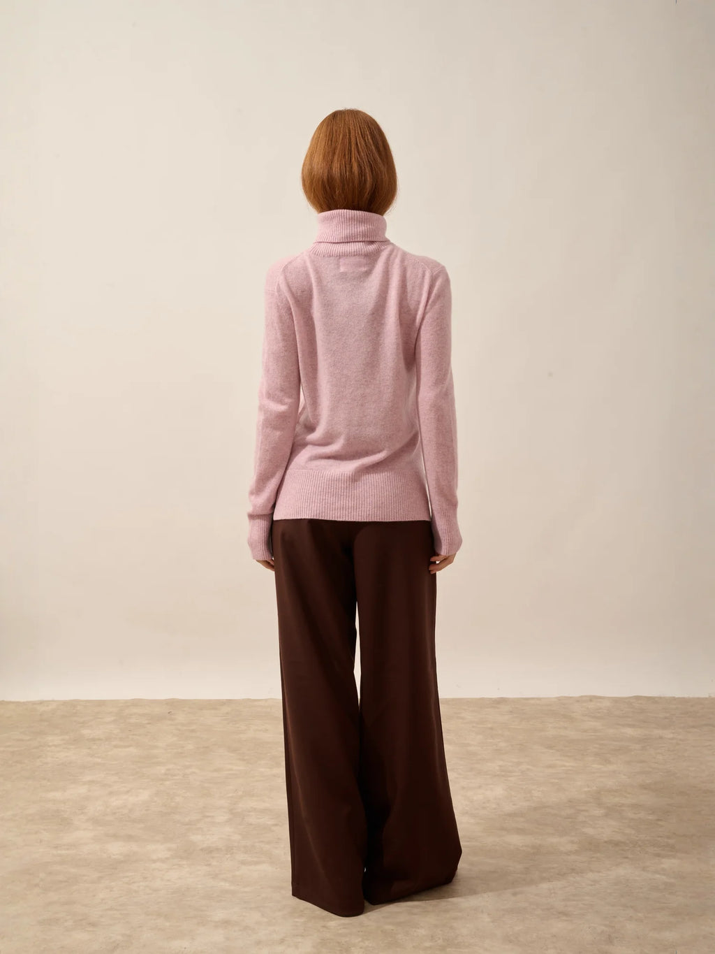 LEXIE pullover rollkragen guimauve meliert