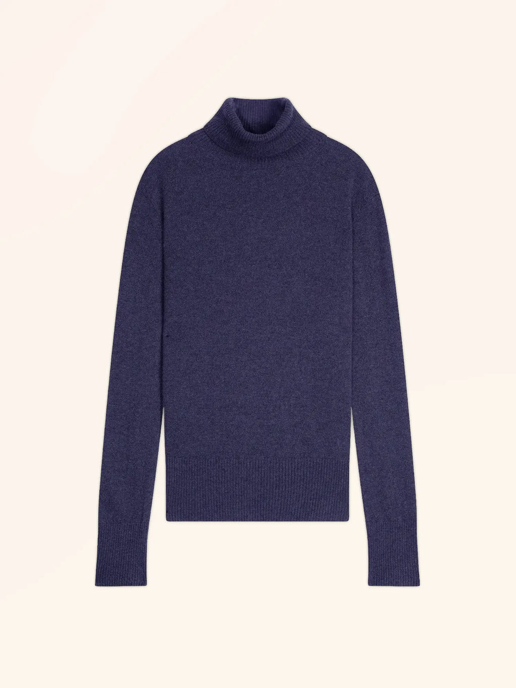 LEXIE pullover rollkragen violett grau meliert