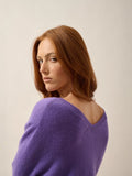 OPAL pullover v-ausschnitt vorne und hinten glycine