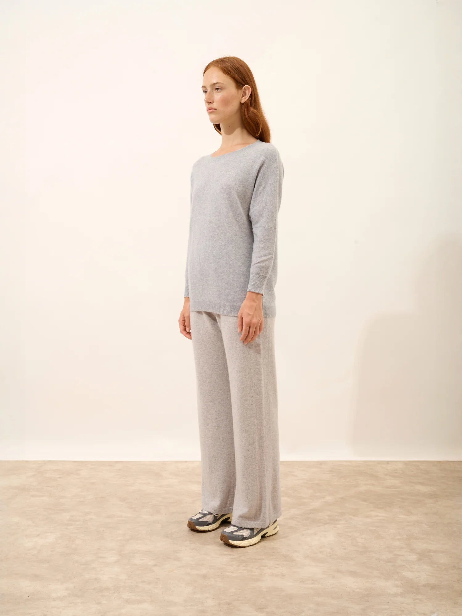 REBECCA pullover chauve souris horizon meliert