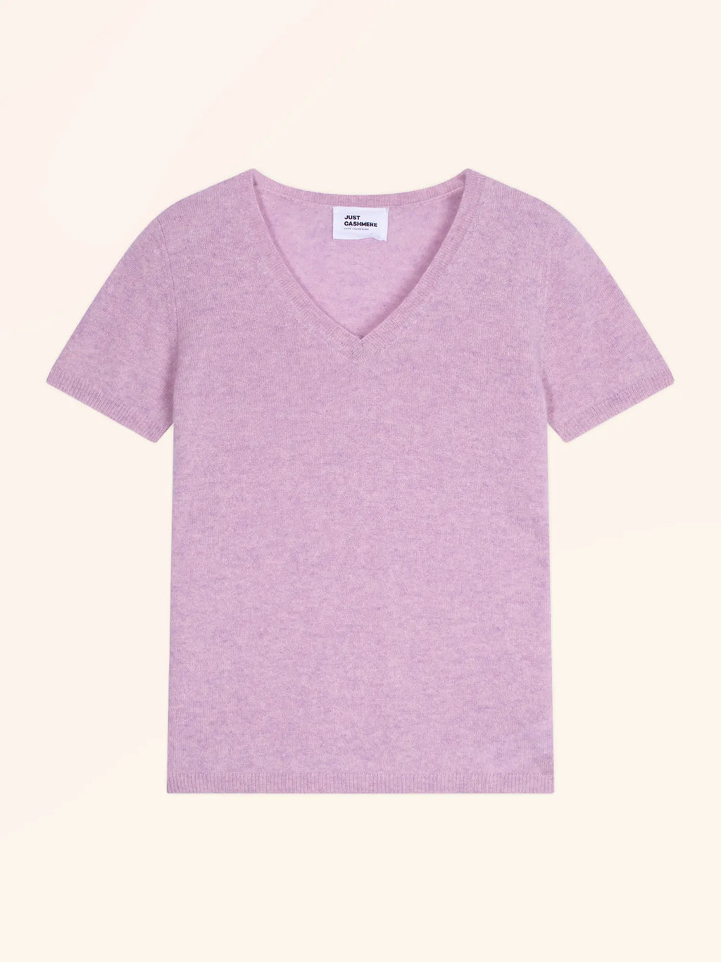GLAMIS t-shirt v-ausschnitt guimauve meliert