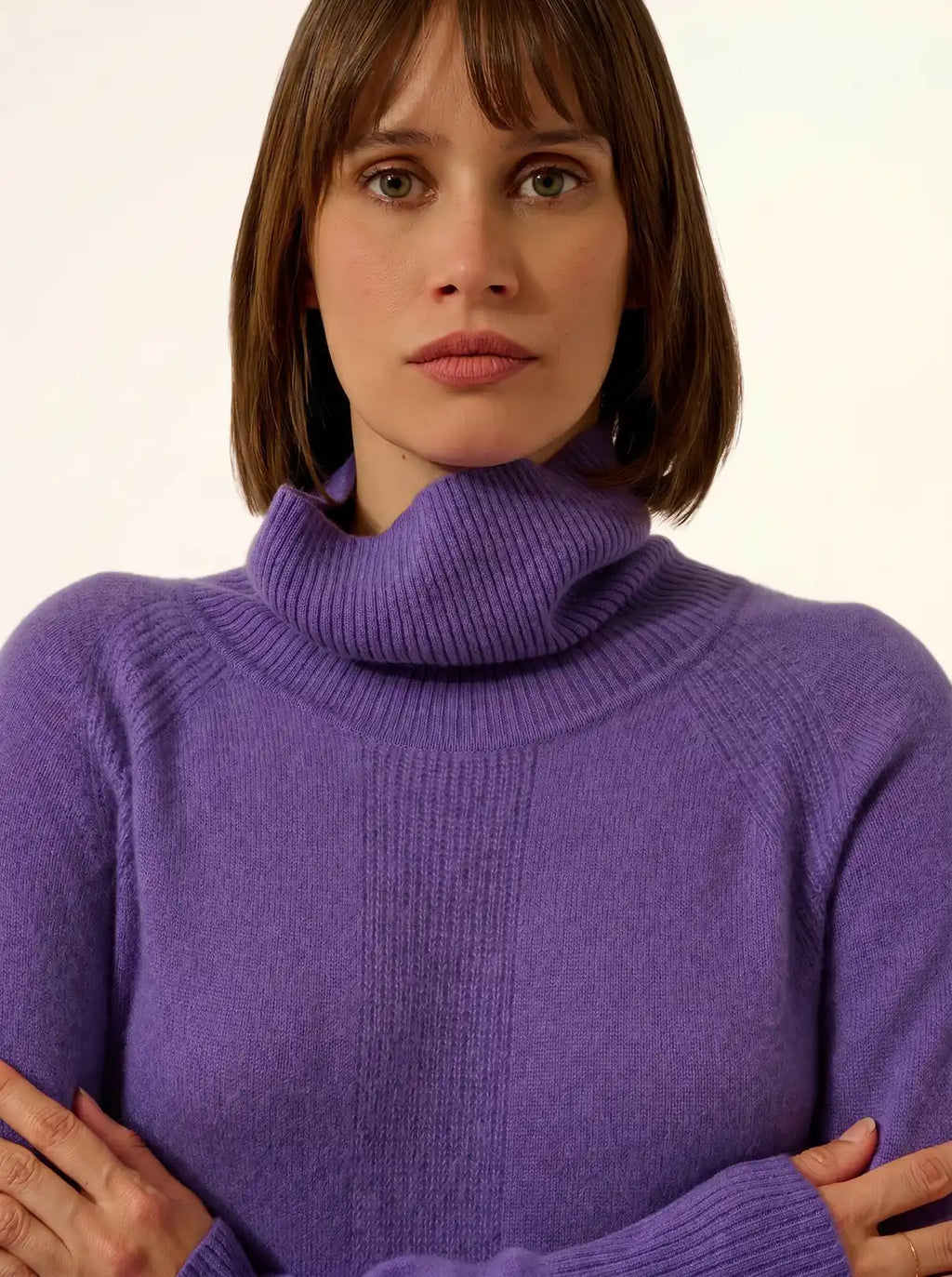 LILLY pullover rollkragen glycine