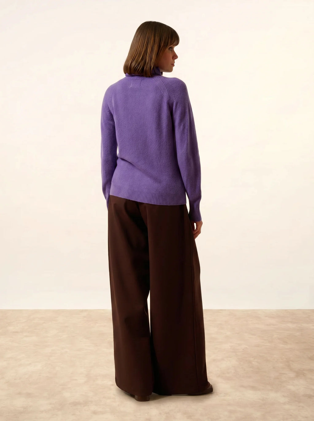 LILLY pullover rollkragen glycine