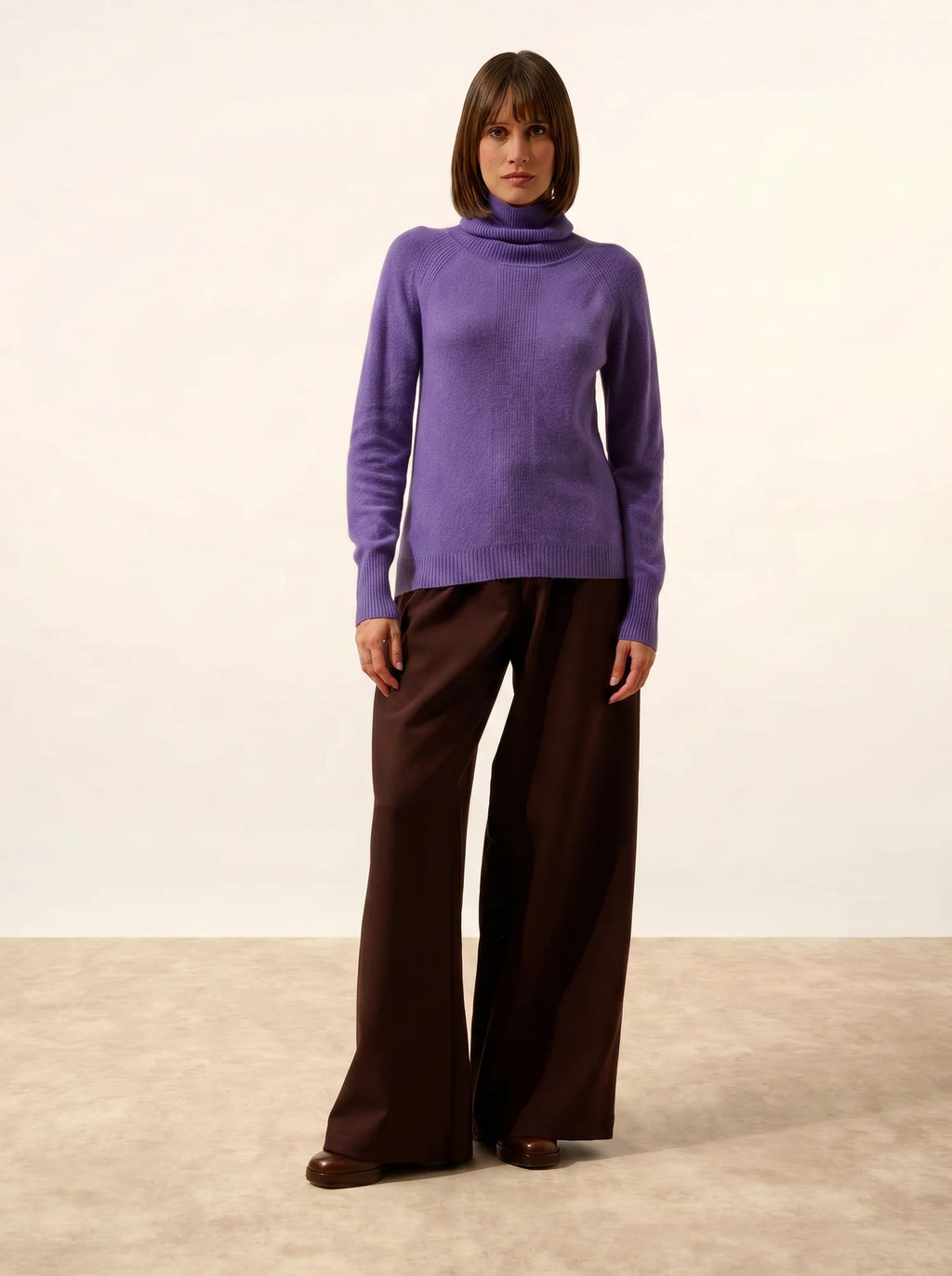 LILLY pullover rollkragen glycine