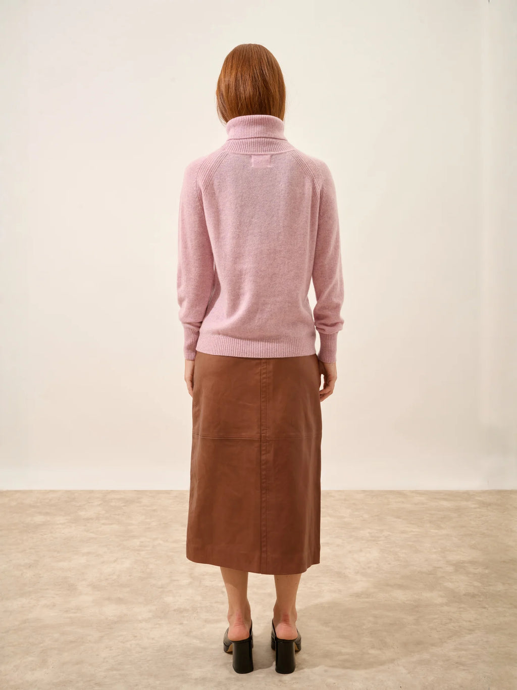 LILLY pullover rollkragen guimauve meliert