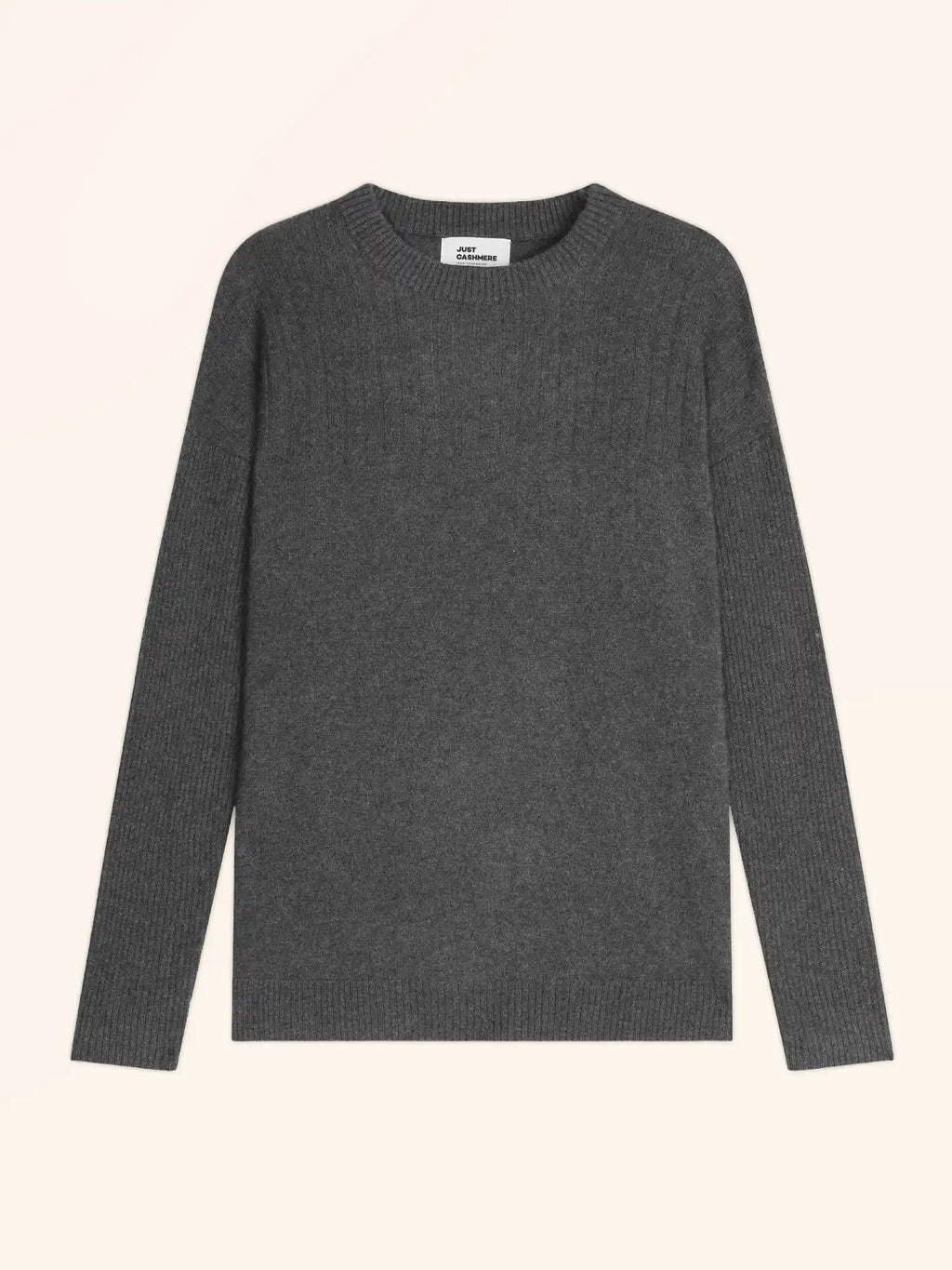 ALVERIS pullover rundhalsausschnitt anthrazit meliert