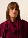 SPENCER schal bordeaux