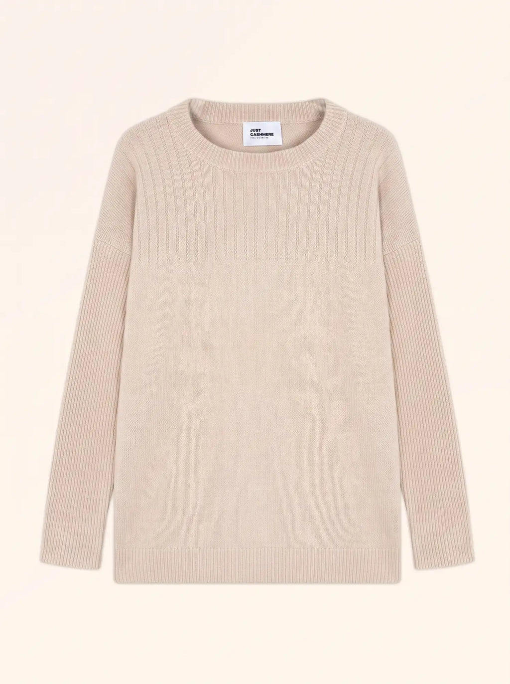 ALVERIS pullover rundhalsausschnitt schnee
