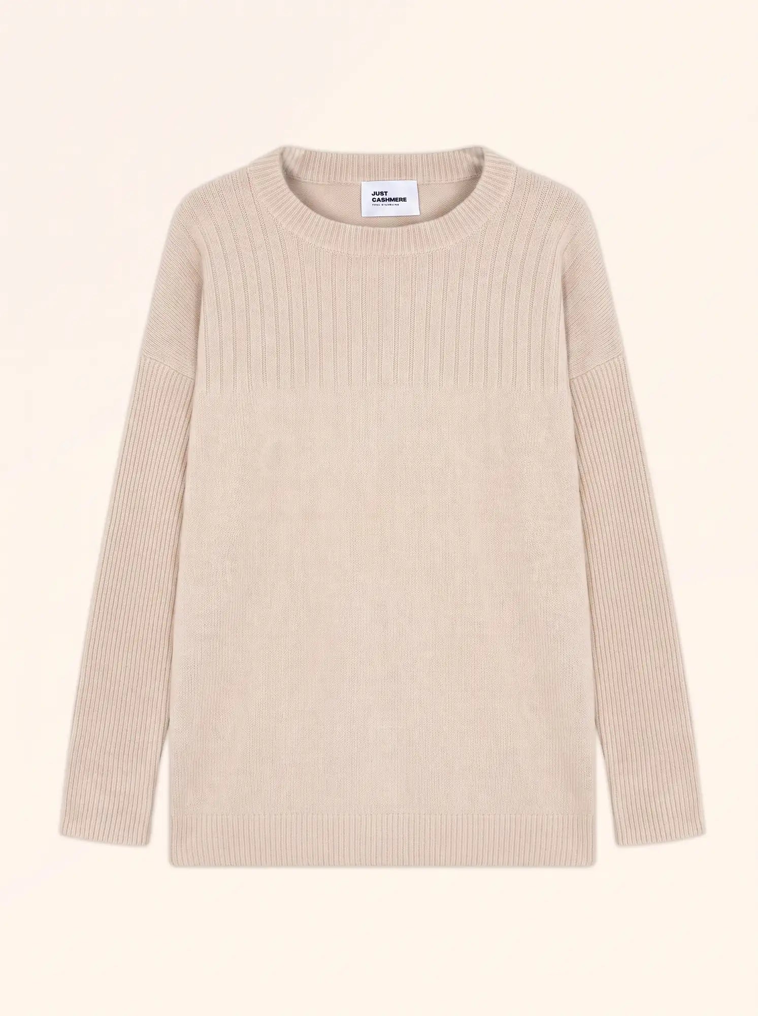 ALVERIS pullover rundhalsausschnitt schnee