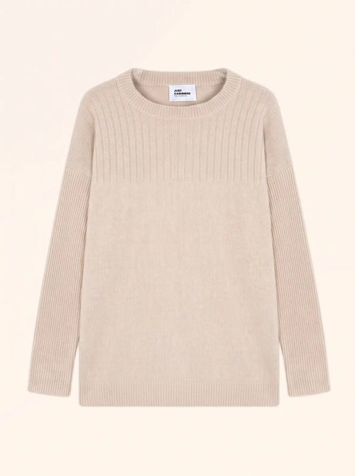 ALVERIS pullover rundhalsausschnitt schnee