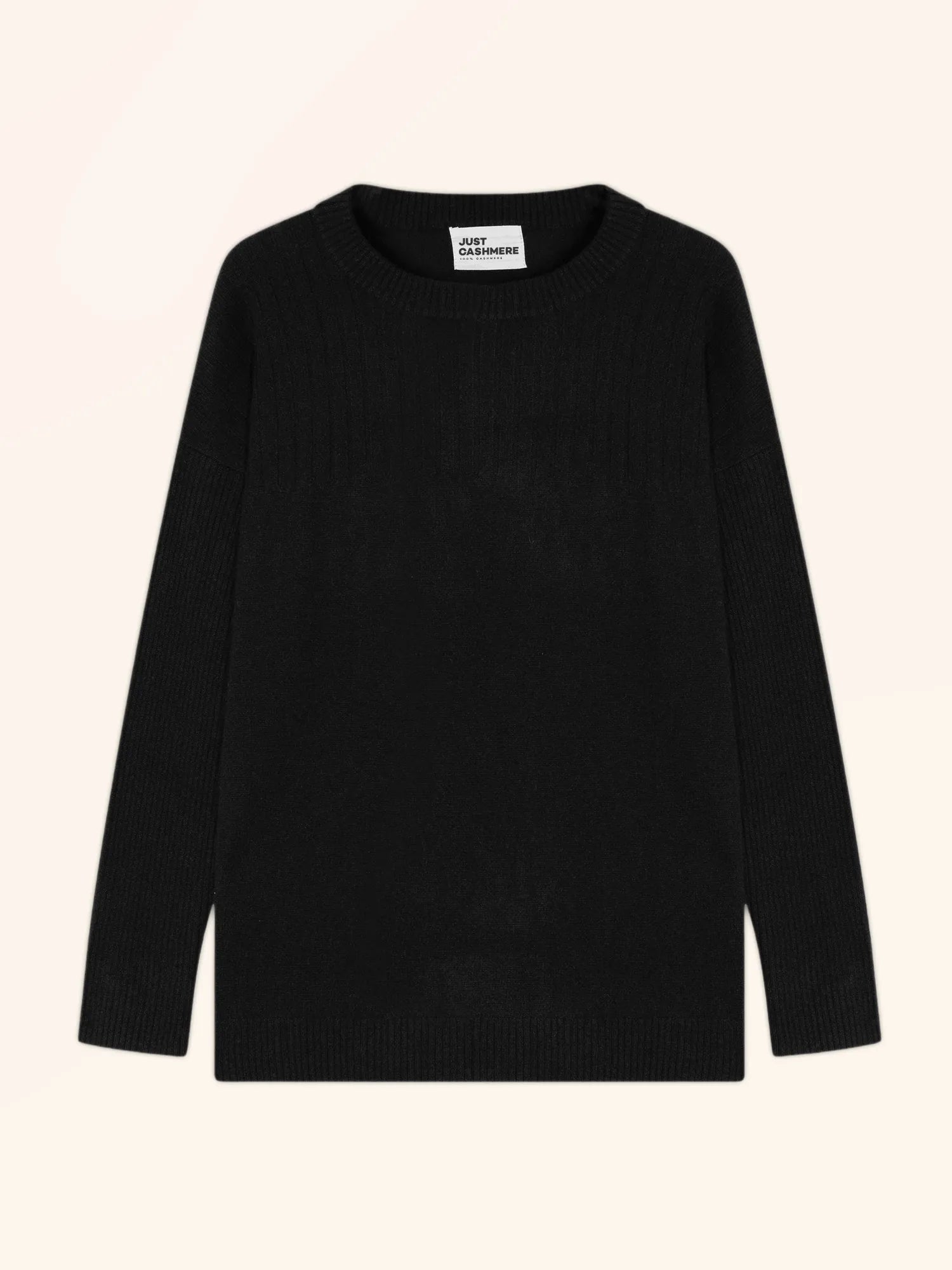 ALVERIS pullover rundhalsausschnitt schwarz