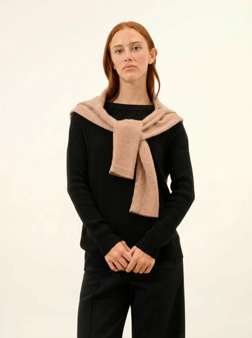 ALVERIS pullover rundhalsausschnitt schwarz