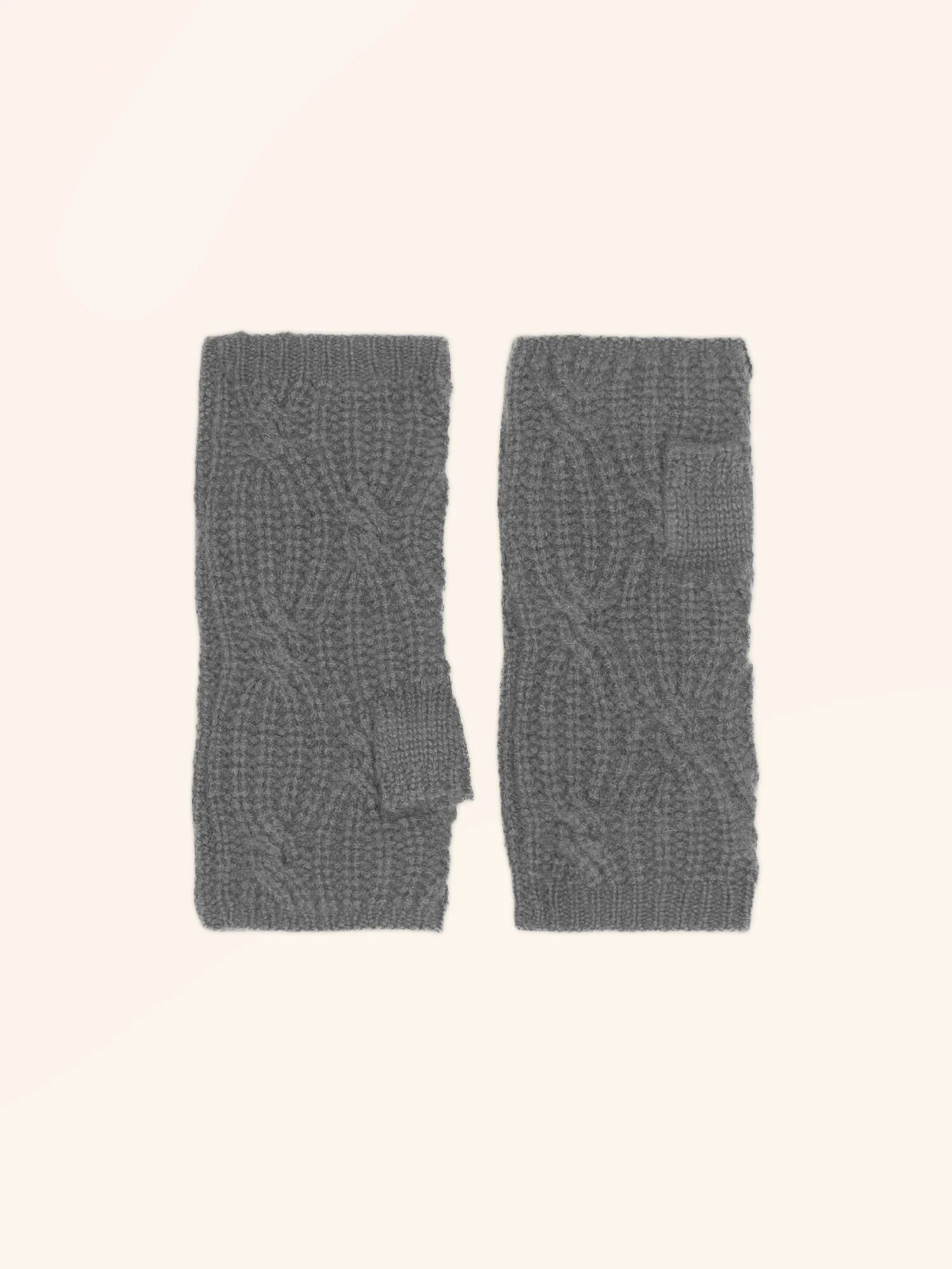 BALE fingerlose handschuhe 6-fädig flanelle meliert