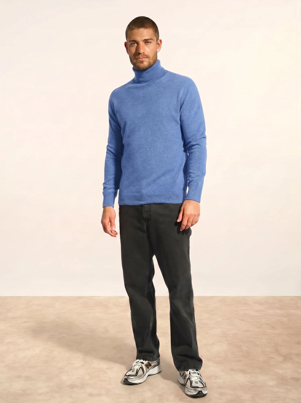 CONNOR Pull Col Roulé Ciel