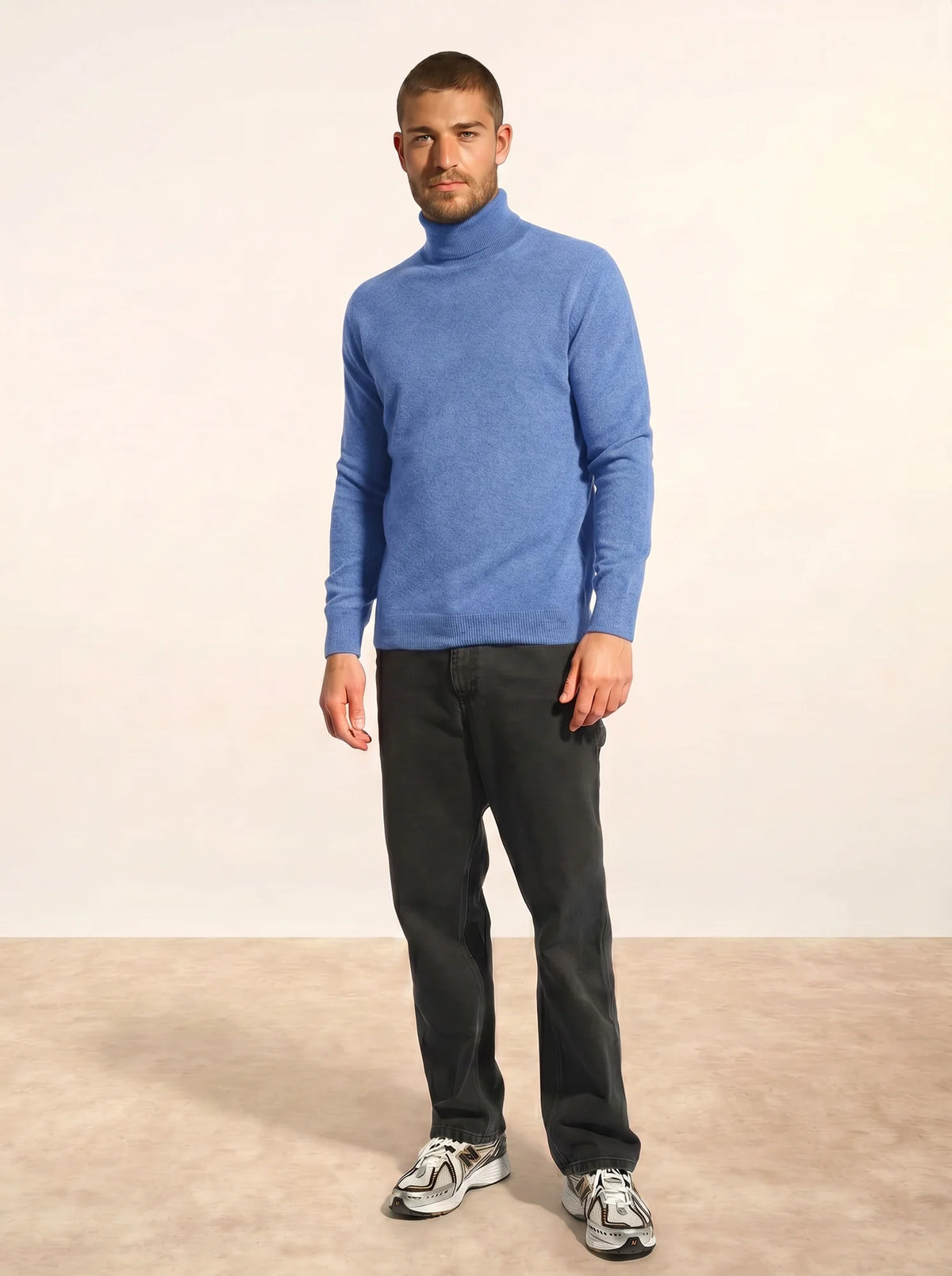 CONNOR Pull Col Roulé Ciel