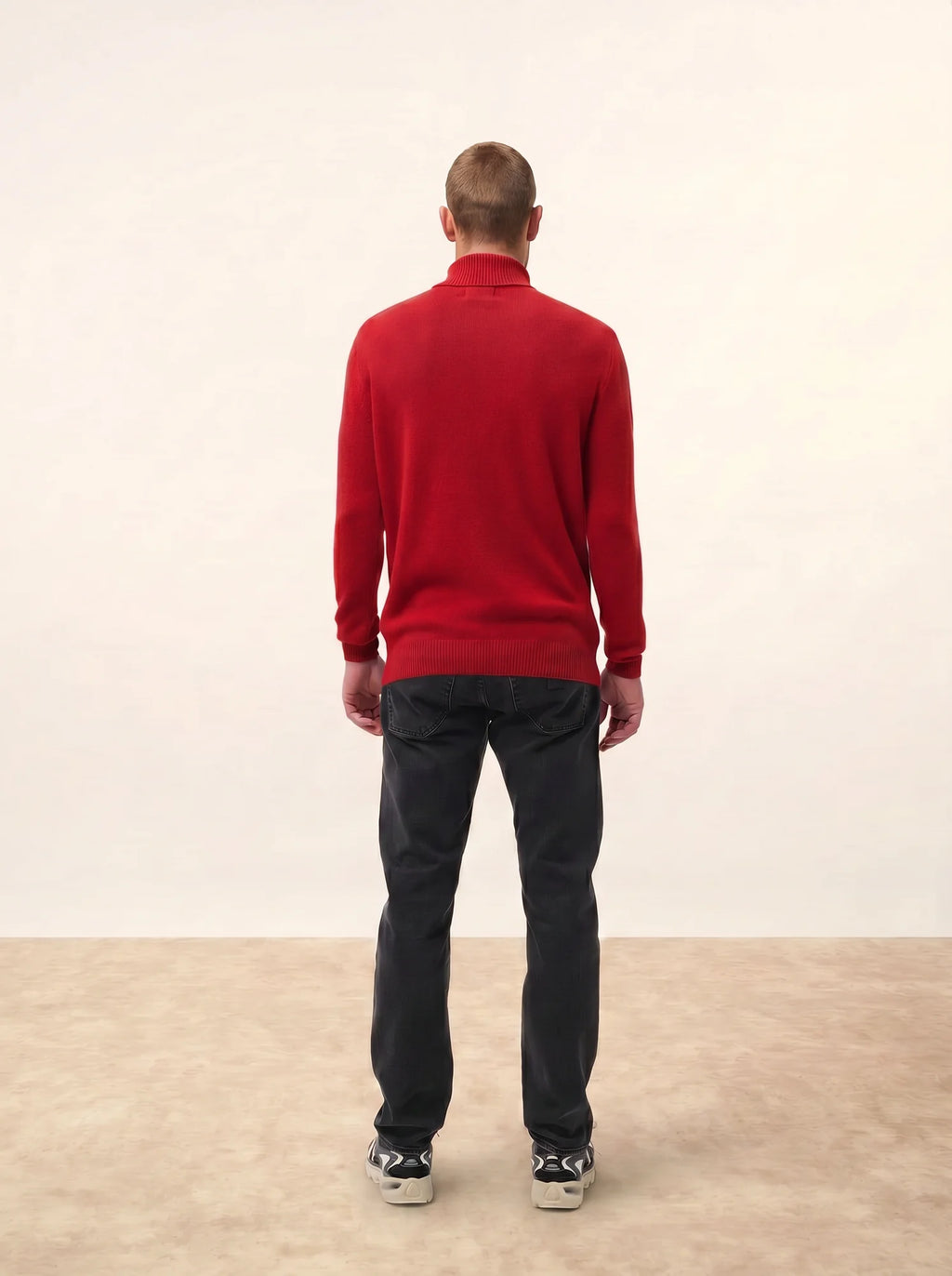 SACHA pullover rollkragen 4-fädig rot