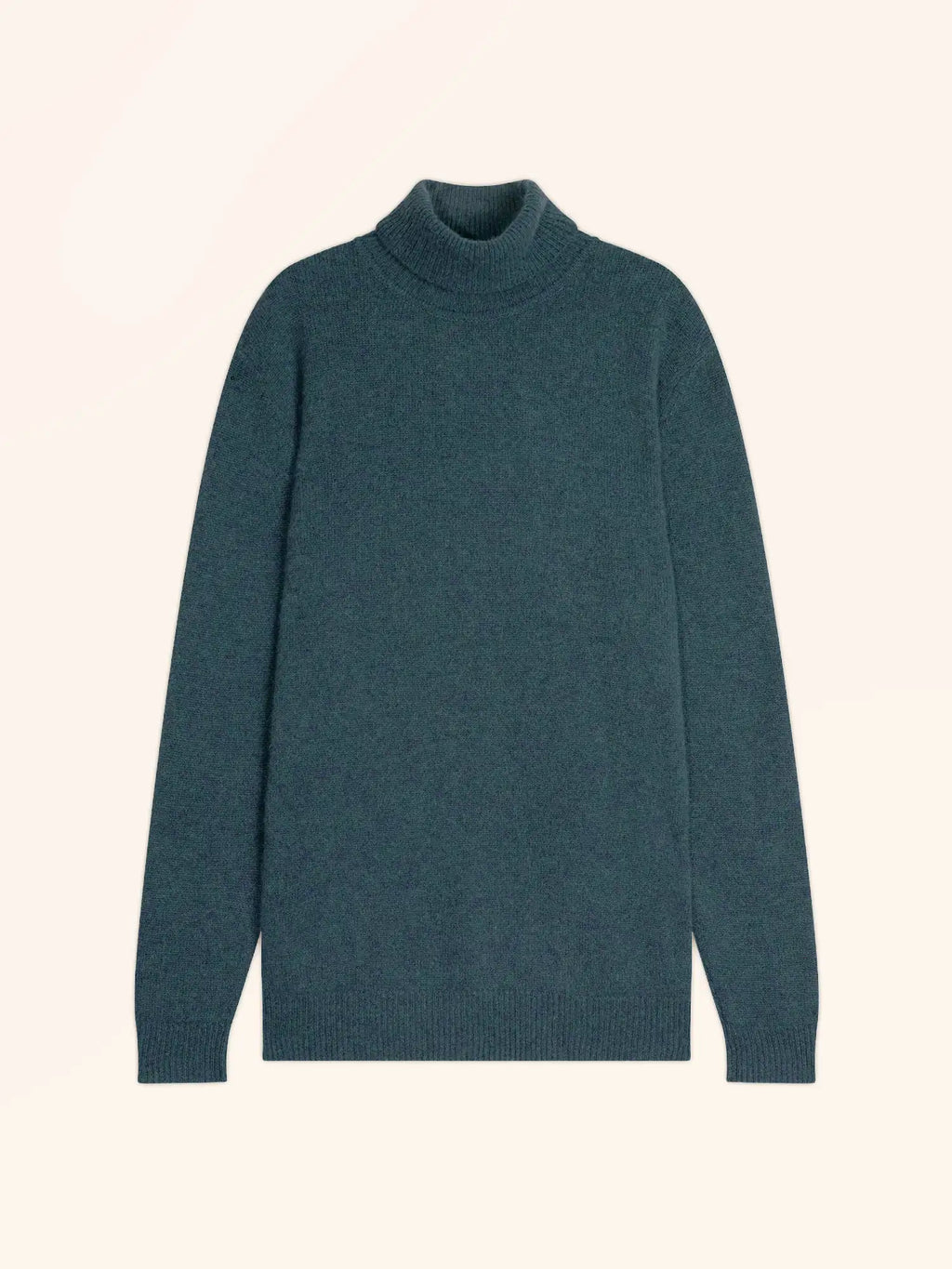 SACHA pullover rollkragen 4-fädig grün petrol meliert