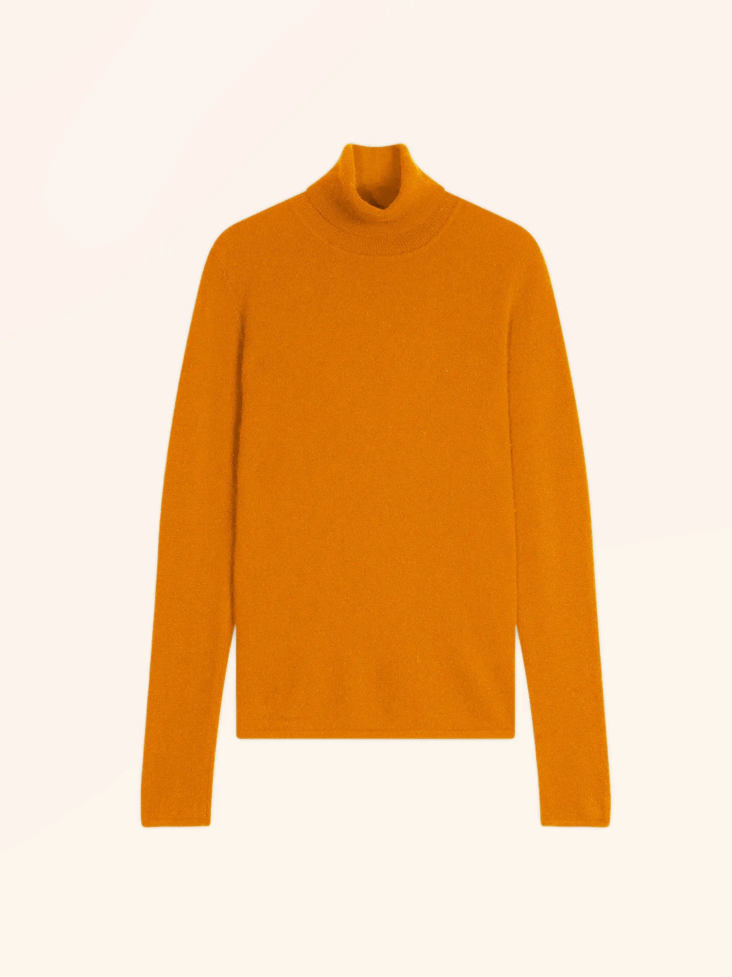 AVA pullover rollkragen ocre