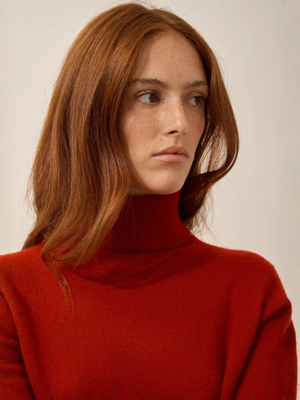 AVA pullover rollkragen rubis
