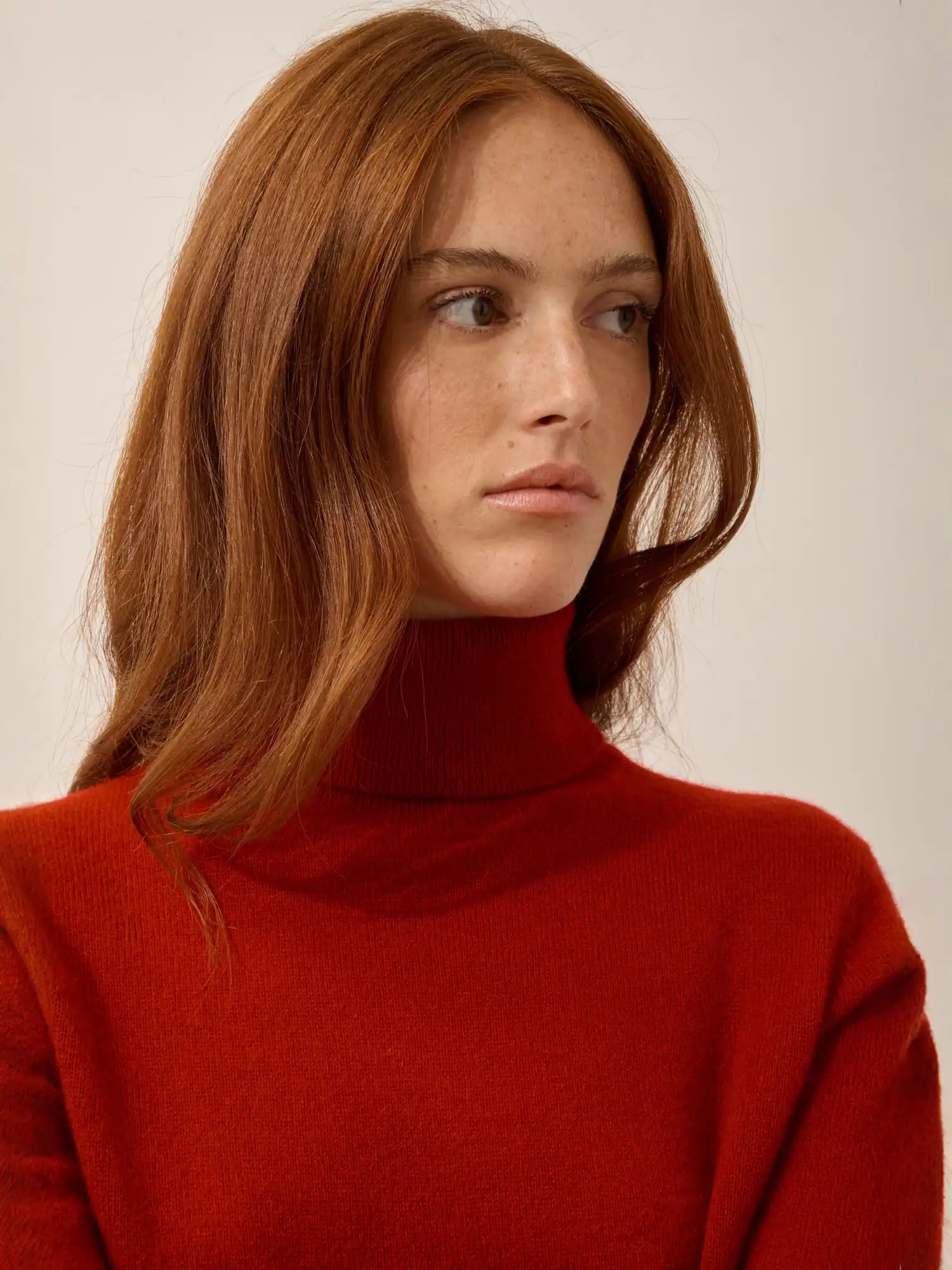 AVA pullover rollkragen rubis