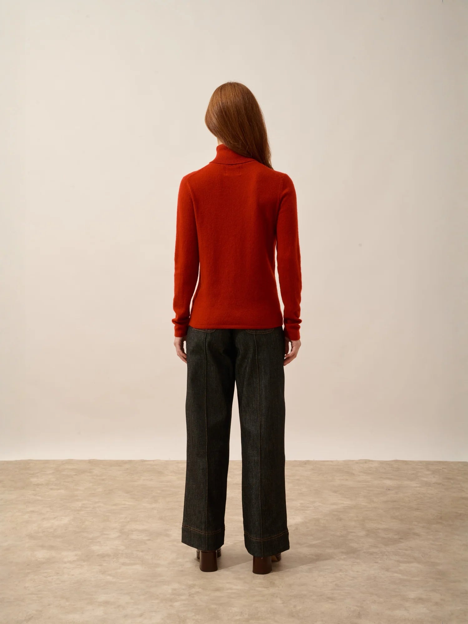 AVA pullover rollkragen rubis