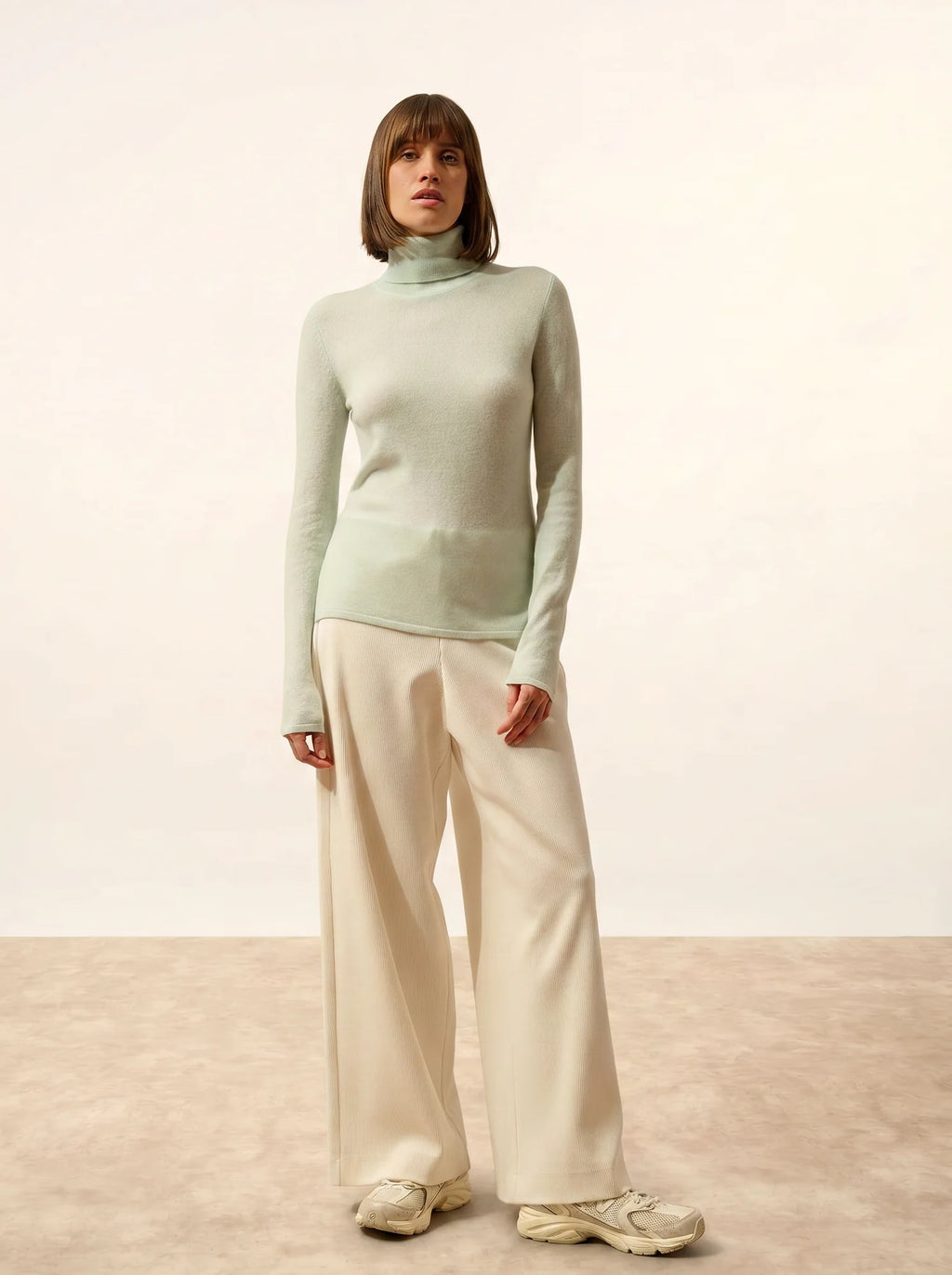 AVA pullover rollkragen grün lagon
