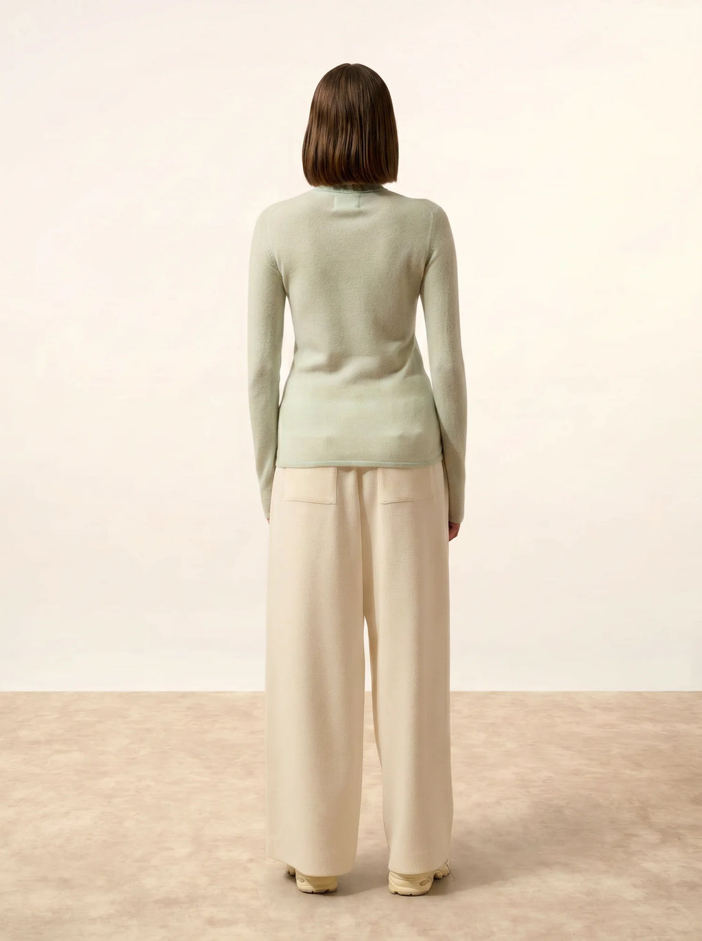 AVA pullover rollkragen grün lagon