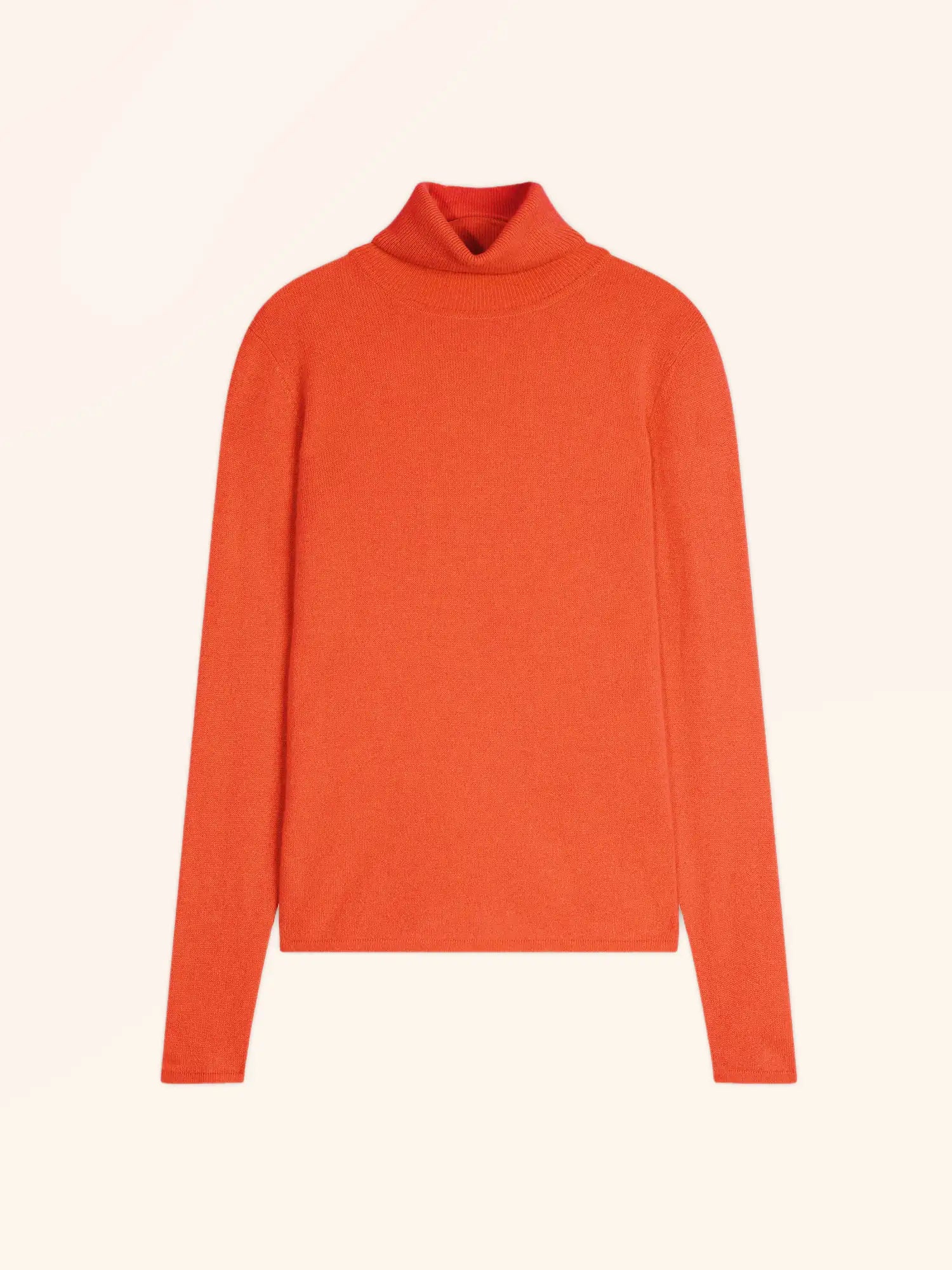 AVA pullover rollkragen orange