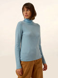 AVA pullover rollkragen blau inca