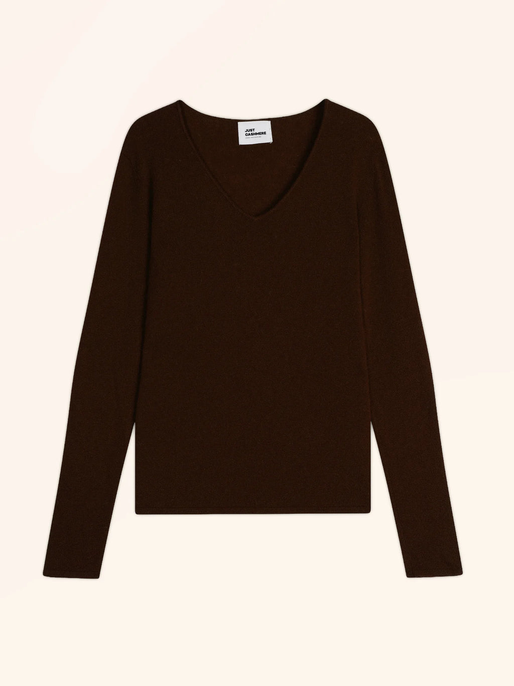 JOAN pullover v-ausschnitt kaffee