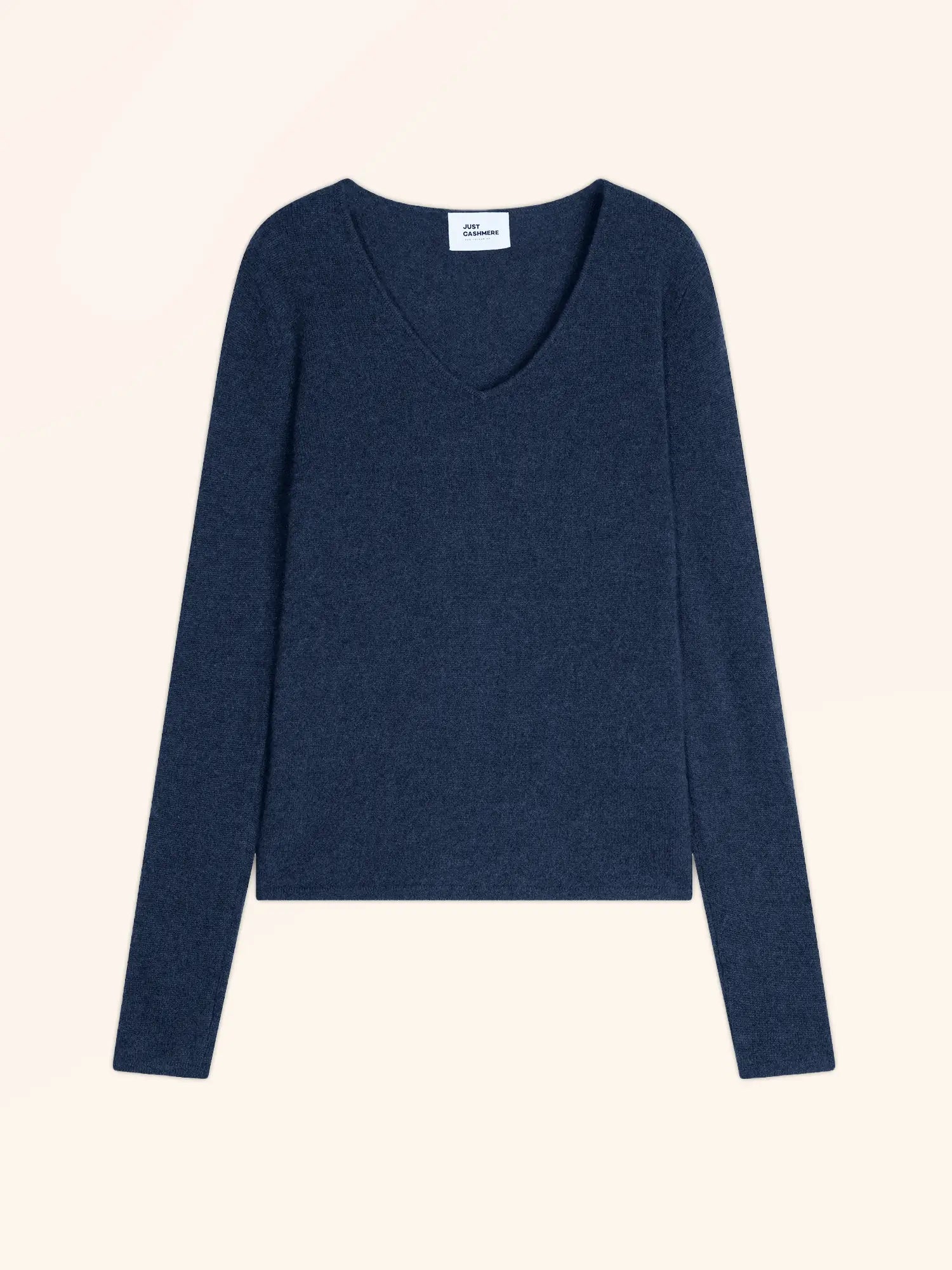 JOAN pullover v-ausschnitt océan meliert