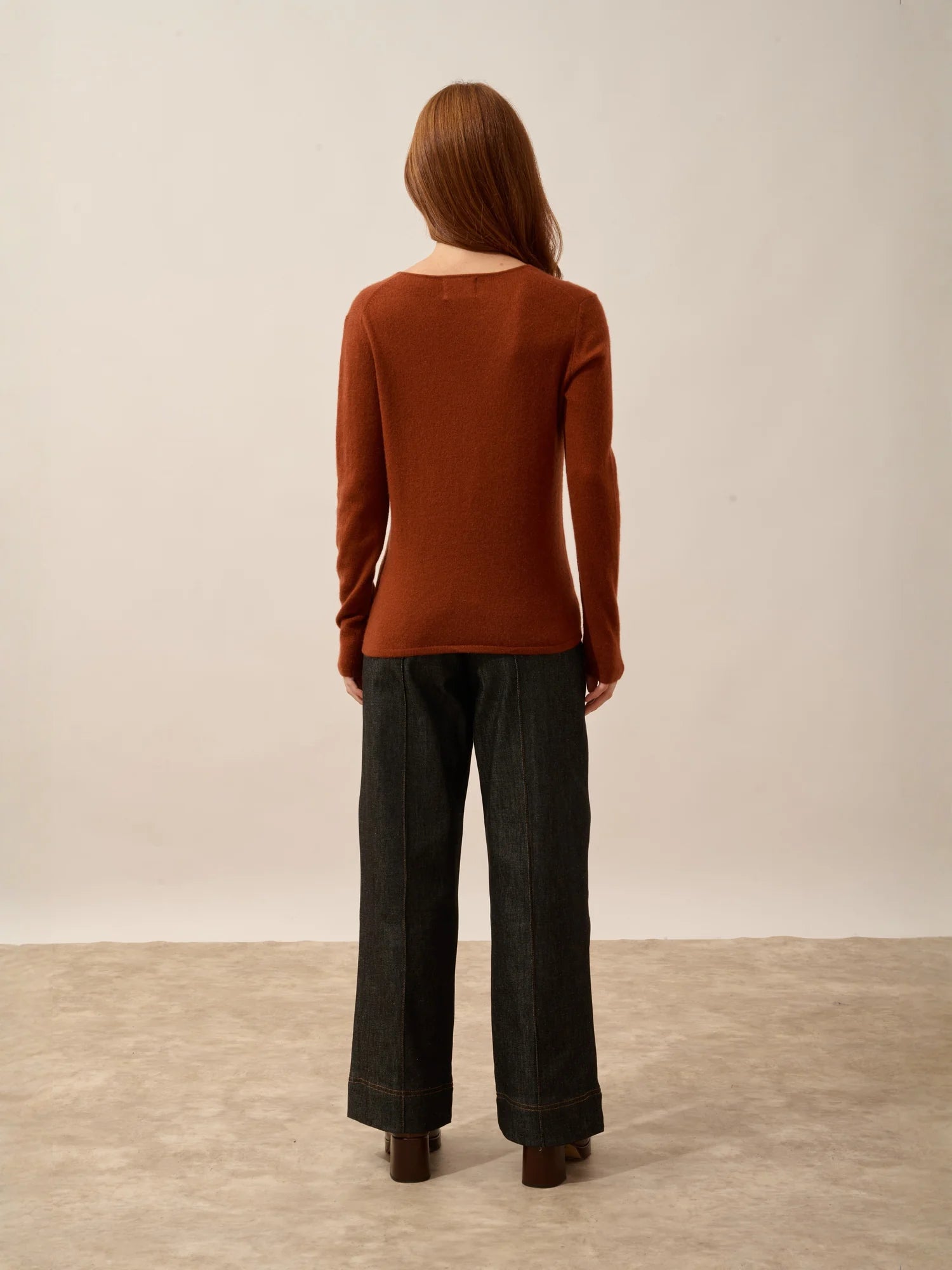 JOAN pullover v-ausschnitt écureuil