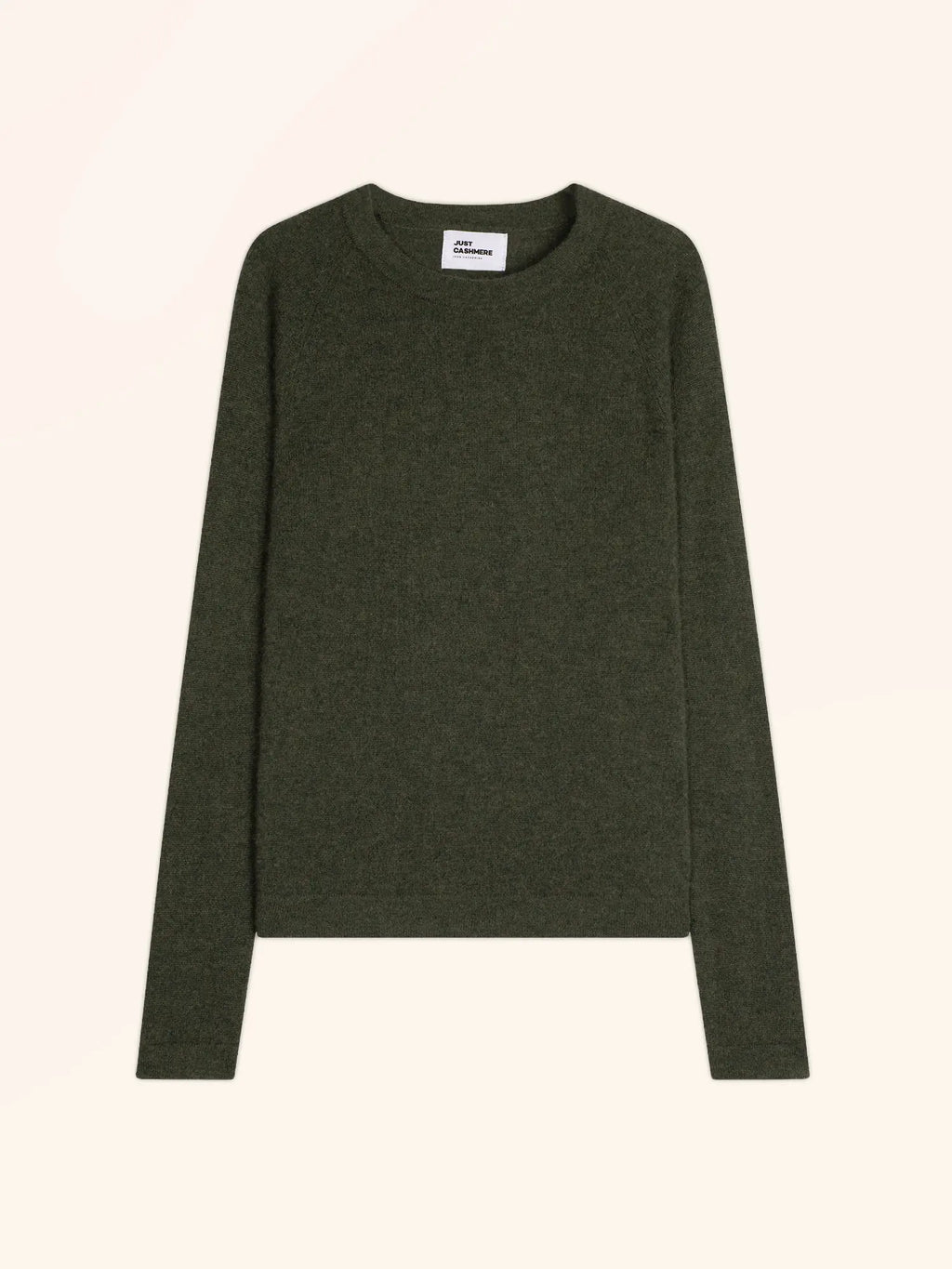 JANE pullover rundhalsausschnitt army meliert