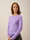 JANE pullover rundhalsausschnitt lavendel