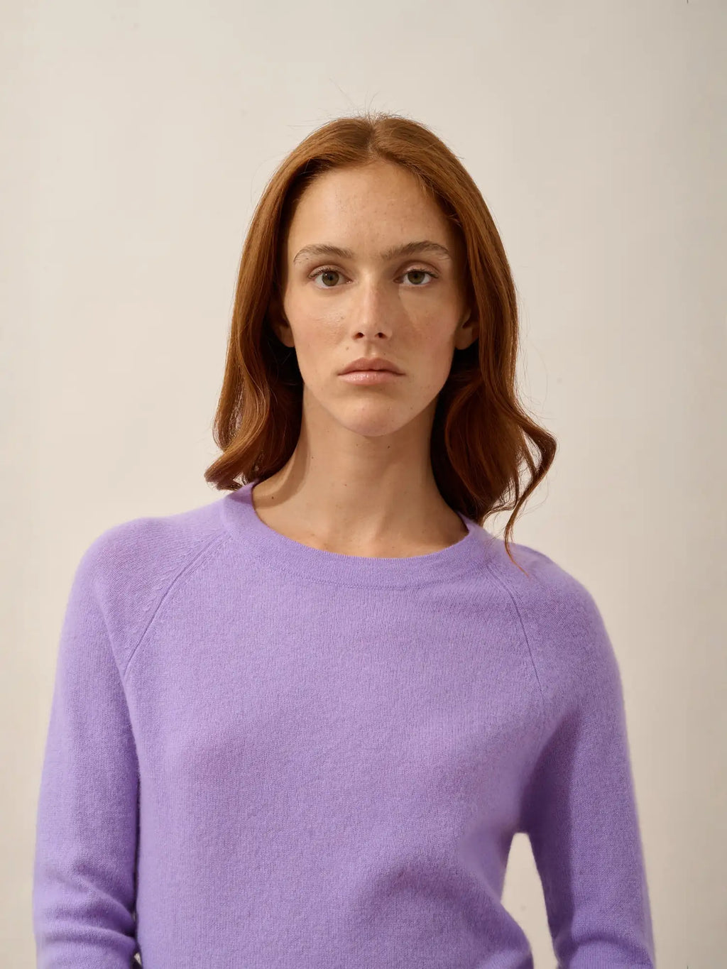 JANE pullover rundhalsausschnitt lavendel