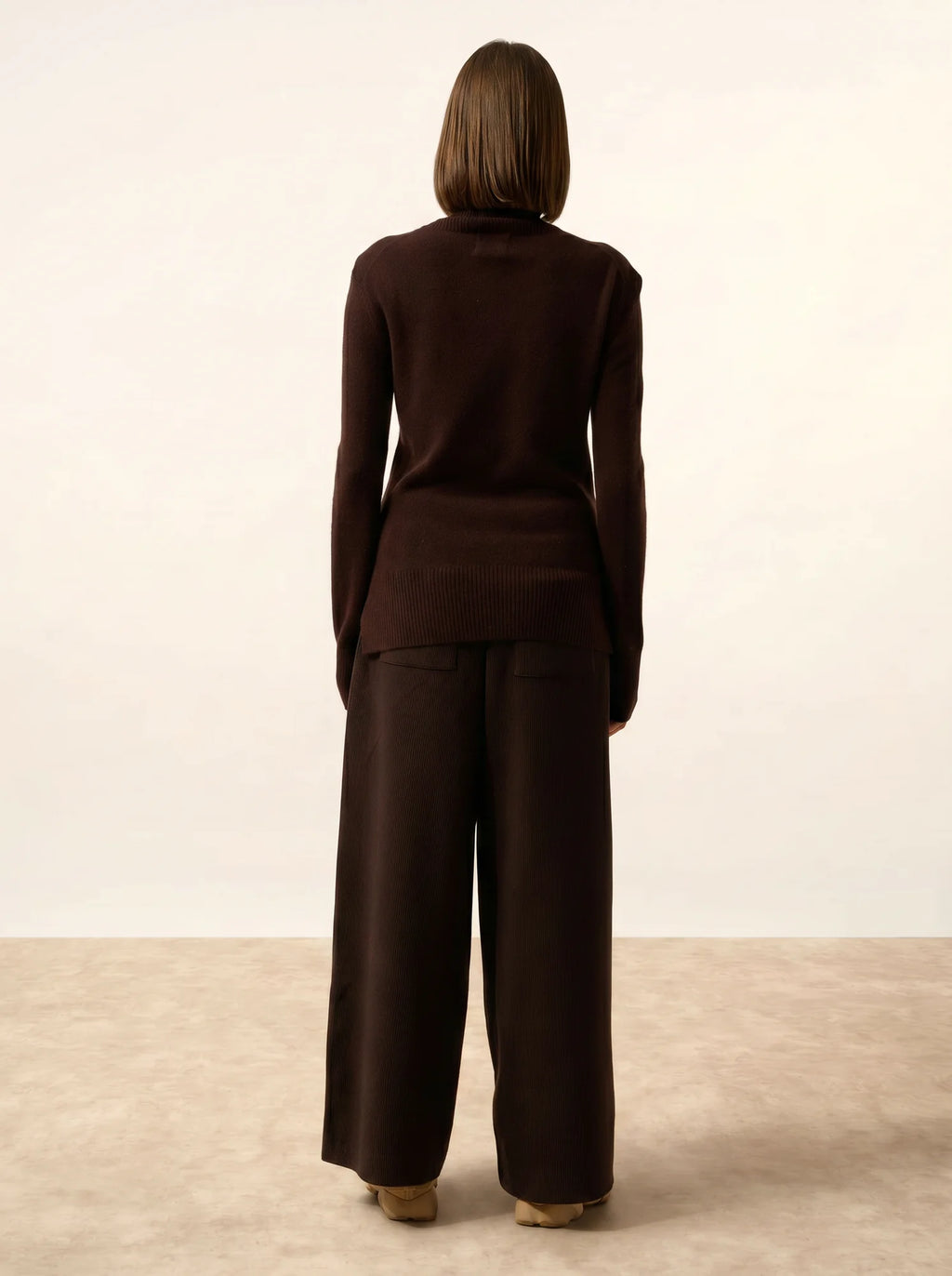 LEXIE pullover rollkragen choco