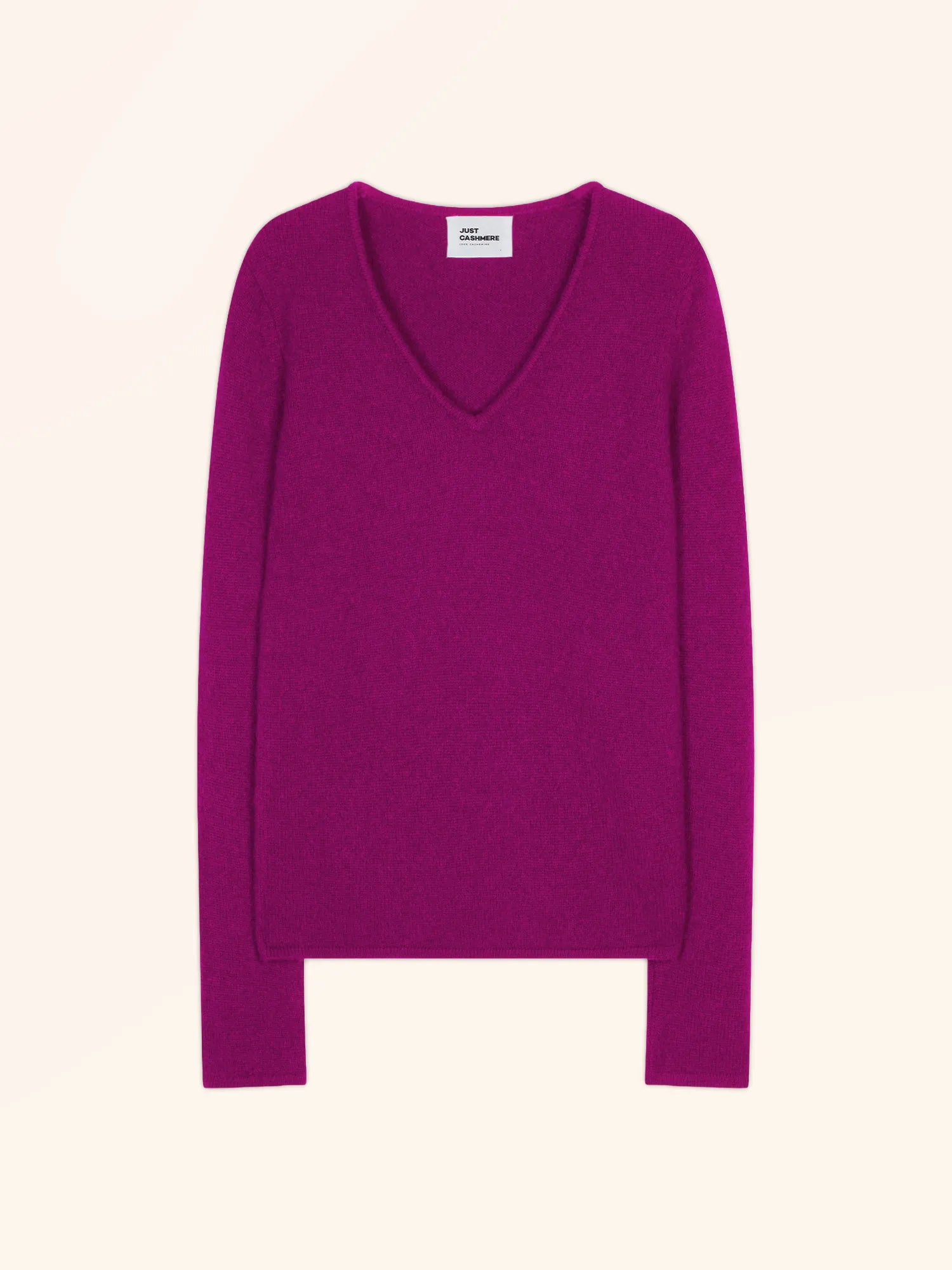 ABBY pullover v-ausschnitt 4-fädig violine