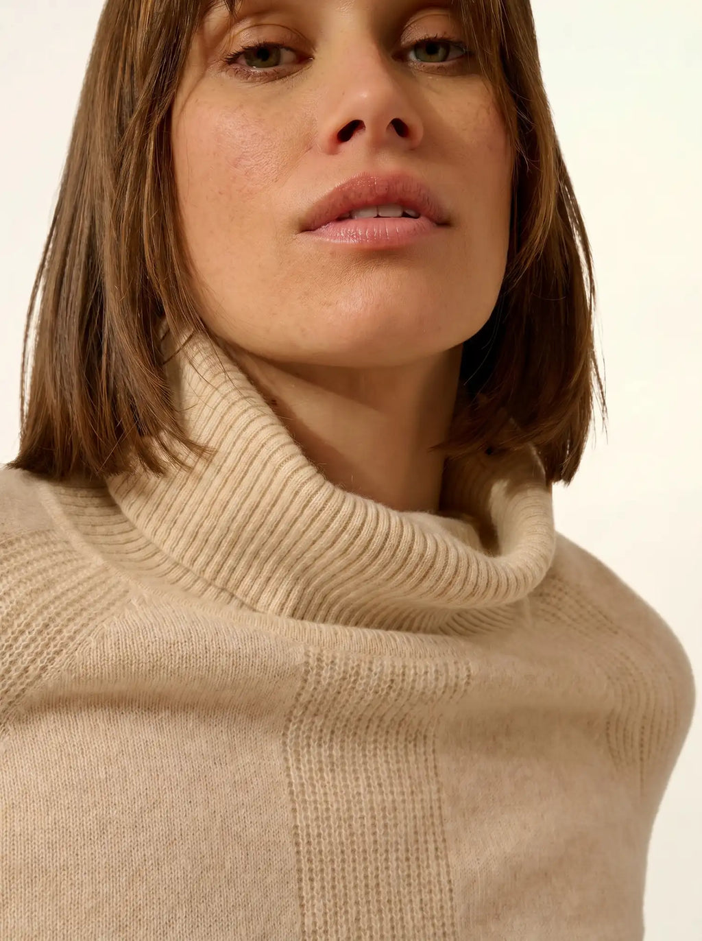 LILLY pullover rollkragen avoine